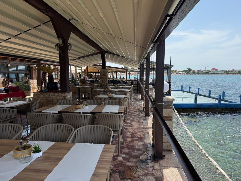 Volta terrace by the harbour